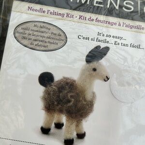 Dimensions Needle Felting Kit with Llama Design